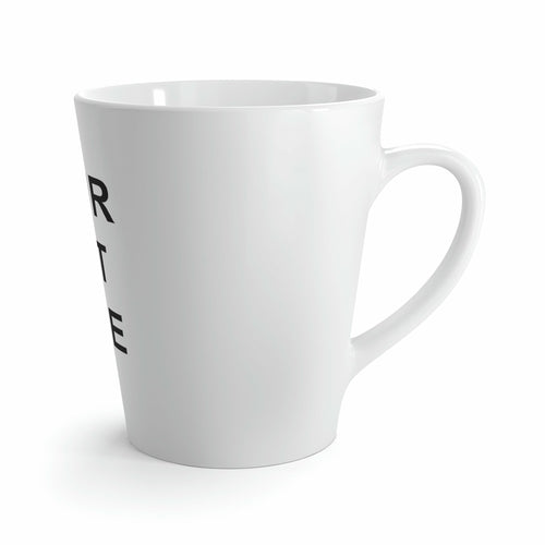 Custom Logo on a Latte Mug, Team Logo Here Latte Mug, Personalized Lat