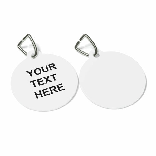 Personalized Pet Tag, Custom Pet Tag, With Your Own Text, Custom Pet