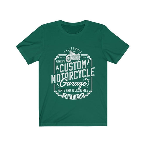 Custom Motorcycle Garage T-Shirt