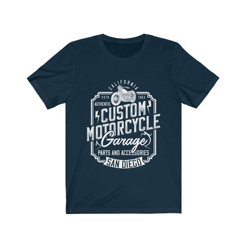 Custom Motorcycle Garage T-Shirt
